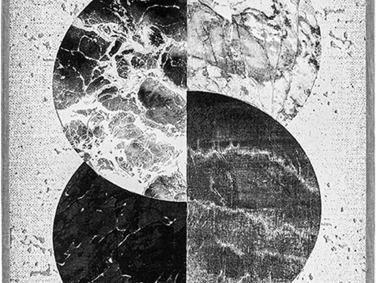 Χαλί Gabrielle 1021X/Q13 Black-White Carpet Couture 195X280cm