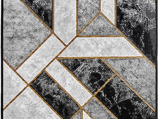 Χαλί Gabrielle 806X/Q13 Black-White Carpet Couture 160X235cm