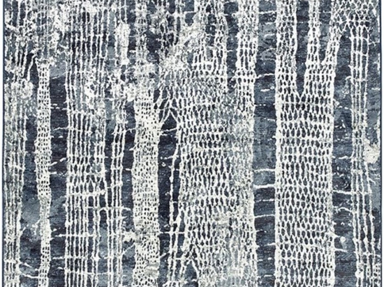 Χαλί Malizia 89699/8969 White-Blue  Carpet Couture 135X195cm