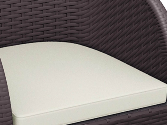 Μαξιλάρι Πολυθρόνας 53-0003 Aruba 5cm Siesta Ύφασμα