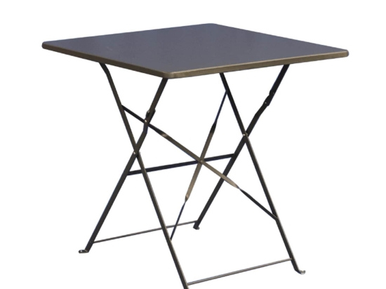 Τραπέζι Alma Anthracite 24-0206 70X70 cm