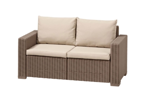 Καναπές Διθέσιος California K/D 53-0444 Cappucino Siesta Διθέσιος