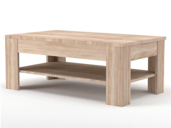Τραπεζάκι Σαλονιού Solo TO-SOLOCOFF 120x69,5x44cm Bardolino Μελαμίνη