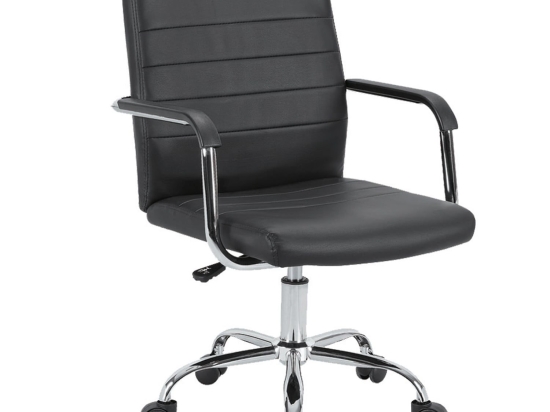 Καρέκλα Γραφείου BF3401 Black EO251 53x54x86/96 cm