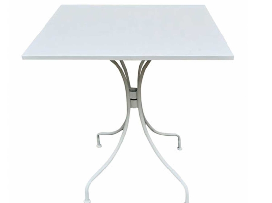 Τραπέζι Park White Ε5171,1 70X70Χ71 cm