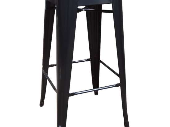 Σκαμπό Μπάρ Relix Black Ε5190,1 43X43Χ76 cm Μέταλλο