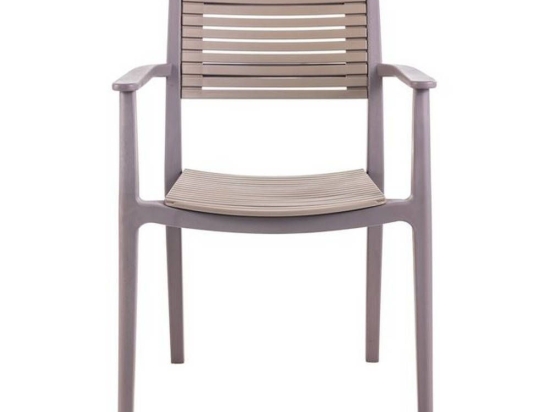 Πολυθρόνα Akron Ε350,21 60x55x85cm Brown-Sand Beige