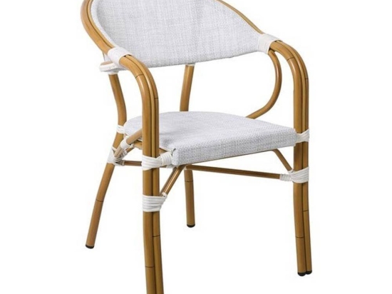 Πολυθρόνα Vegera Dining Ε258,13 57x59x84cm Natural-Textilene Ecru
