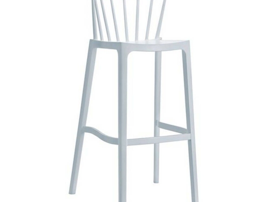 Σκαμπό West  Ε384,1 54x51x103cm White Σετ 4τμχ