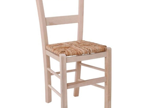 Καρέκλα Ψάθα Σύρος Ρ950,Ε1 41x45x88cm  Natural Ξύλο,Ψάθα