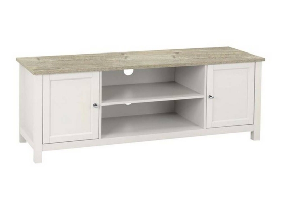 Έπιπλο Τηλεόρασης Luxor Sonoma/White Ε741,1 130x39x50cm Μελαμίνη