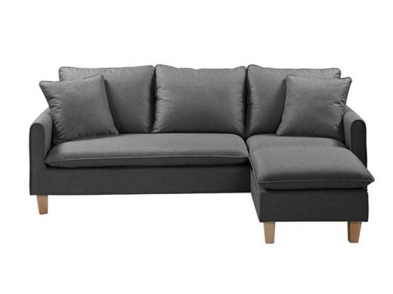 Καναπές Γωνία Elisa Αναστρέψιμος Grey Ε9925,1 194x138x76/H.82cm Ύφασμα