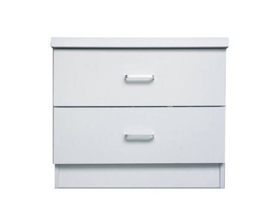 Κομοδίνο Decon  White Ε7393,1 40x40x45cm Μελαμίνη