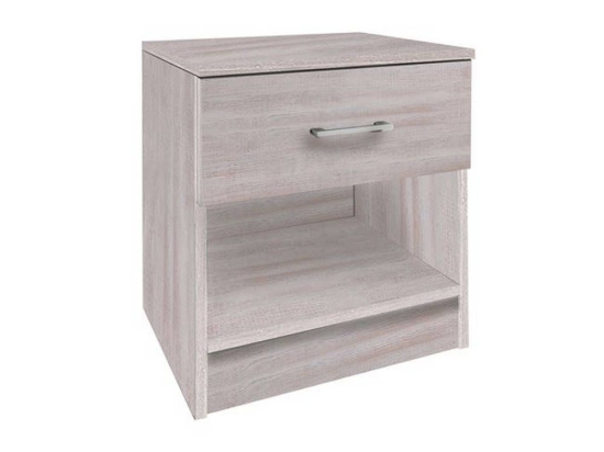 Κομοδίνο Life White Wash ΕΜ369,5 41x32x48cm Μελαμίνη