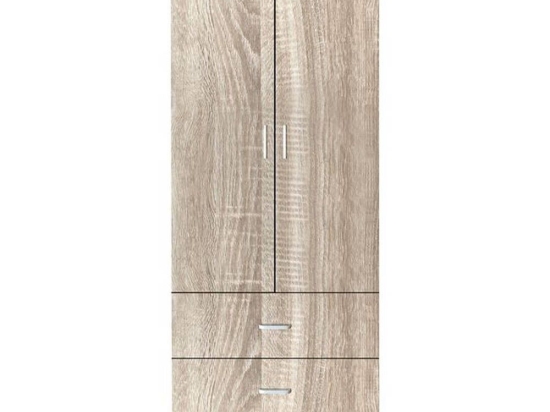 Ντουλάπα Closet Sonoma Ε8384,2 80x50x180cm Δίφυλλη Μελαμίνη