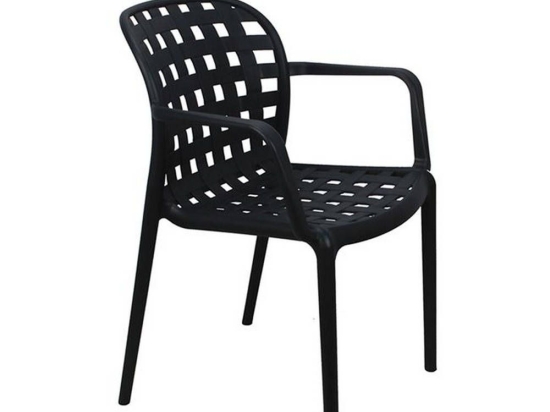 Πολυθρόνα Denon Anthracite Ε376,2 58x57x82cm Σετ 4τμχ