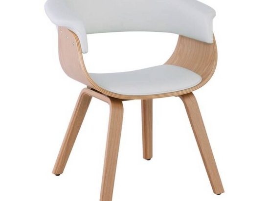 Πολυθρόνα Herman Natural/White Ε7514,2 68x56x77cm