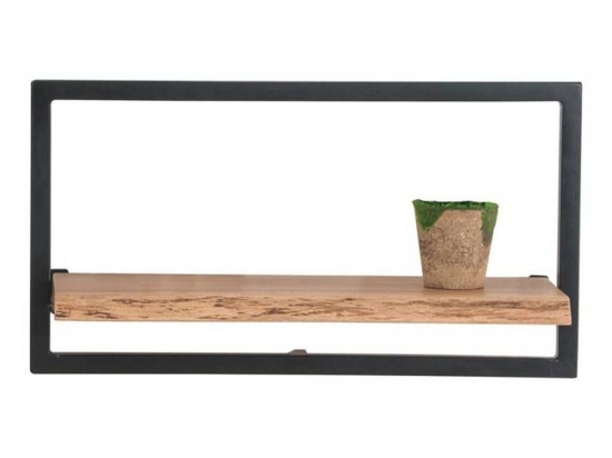 Ράφι Lizard Acacia Natural/Black ΕΑ7070,4 65x25x35cm