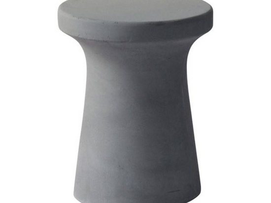 Σκαμπό Concrete Cement Grey Ε6205 D.35 H.45cm