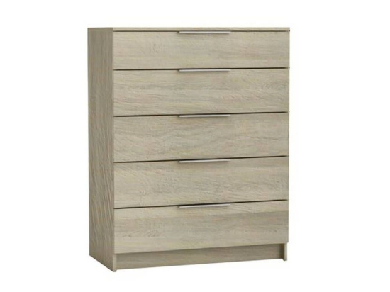 Συρταριέρα Drawer Sonoma Ε758,2 80x40x105cm Μελαμίνη
