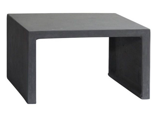 Τραπέζι Σαλονιού Concrete Cement Grey Ε6211 80x80x47cm