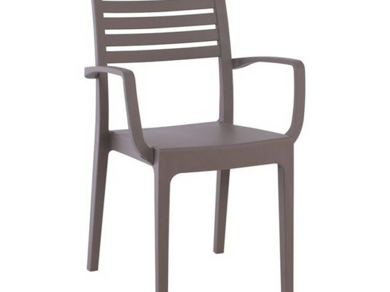 Πολυθρόνα Olimpia Beige Tortora Ε339,4 54x52x86cm