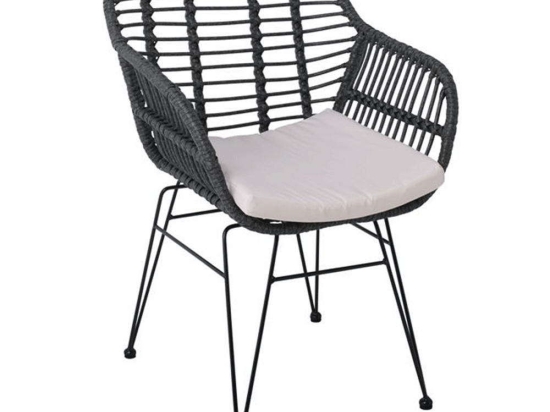 Πολυθρόνα Salsa-W Ε282,Κ3 55x56x82cm Grey-Ecru