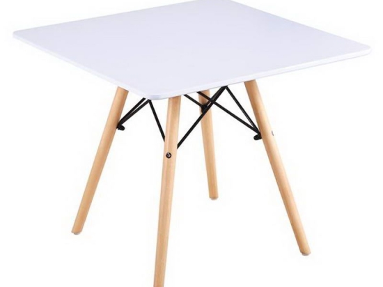 Τραπέζι Art Wood Kid Ε708Κ,1 60x60x49cm White Mdf,Ξύλο