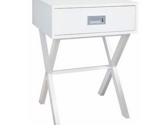 Κομοδίνο Wick Ε749,3 40x40x55cm White Mdf