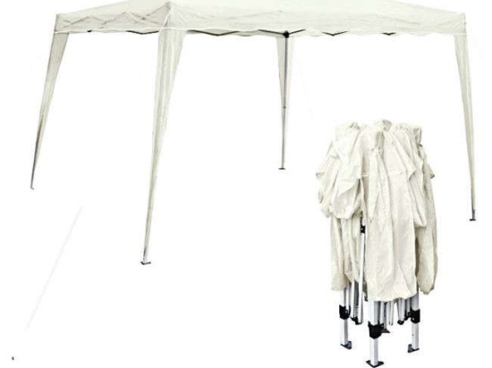 Κιόσκι Πτυσσόμενο Gazebo Ε939 3x3m H. 2.55m White