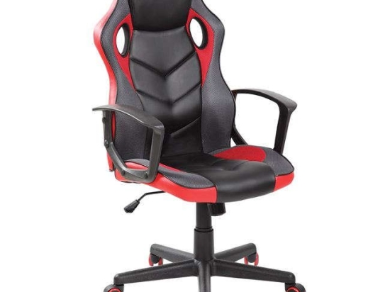 Πολυθρόνα Γραφείου Gaming BF7700 ΕΟ599,1 62x59x105/117cm Black-Red