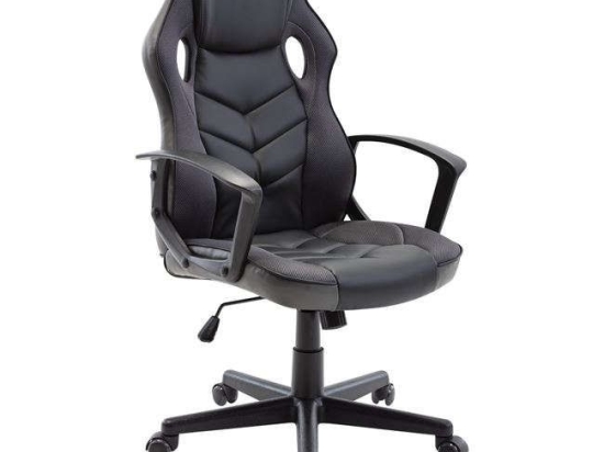 Πολυθρόνα Γραφείου Gaming BF7700 ΕΟ599,3 62x59x105/117cm Black-Grey