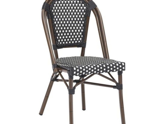 Καρέκλα Bistro Paris 46x54x88cm White - Black
