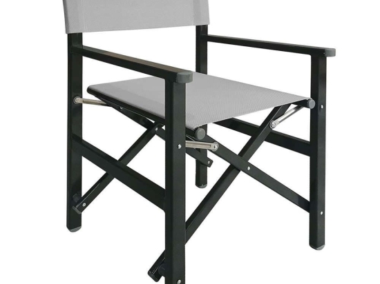 Πολυθρόνα Σκηνοθέτη Ε2601,6 54x50x88cm Anthracite-Grey