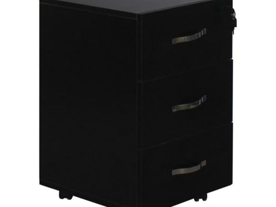 Συρταριέρα Γραφείου Unit ΕΟ438,2 38x42x63cm Black
