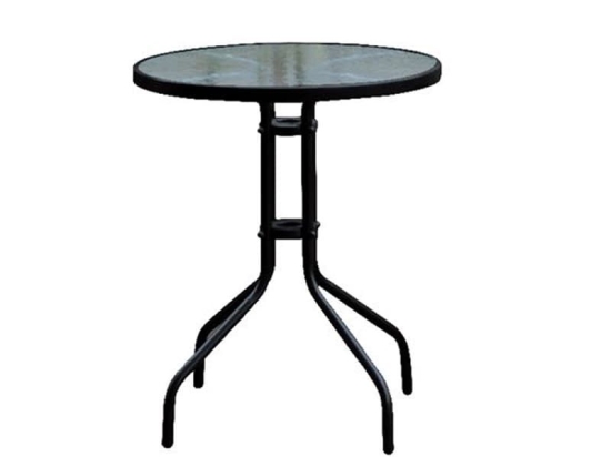 Τραπέζι Κήπου Baleno Ε2400,3W Φ60x70cm Black