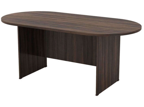 Τραπέζι Συνεδρίου Οβάλ ΕΟ122,31 180x90x75cm Walnut