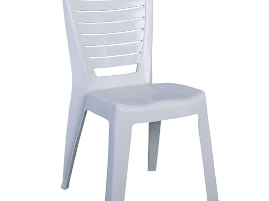 Καρέκλα Κήπου Vida Ε309,2 Στοιβαζόμενη 49x53x86cm Abs White
