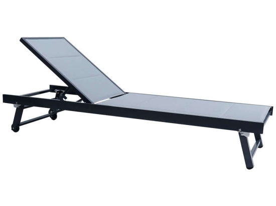 Ξαπλώστρα Pool Ε6796,1 64x187x30cm Anthracite