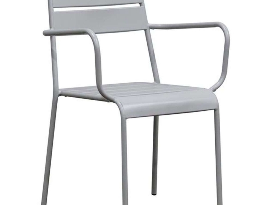 Πολυθρόνα Στοιβαζόμενη Brio Ε544,1 57x58x84cm Grey