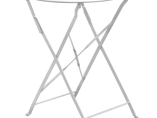 Τραπέζι Πτυσσόμενο Ζαππείου Ε5173,6 Φ60x70cm White