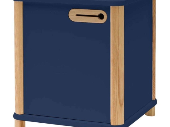 Κομοδίνο Ashme ASHMEBST15 42x42x48cm Navy Blue