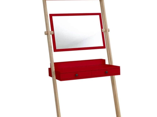 Τουαλέτα Με Καθρέπτη Leno LENOT12 79x49x183cm Red