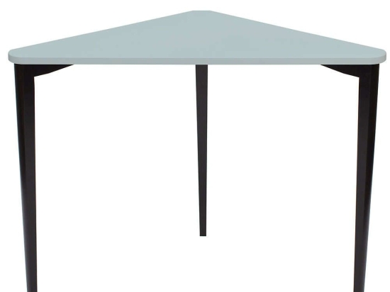 Γραφείο Γωνιακό Naja NAJAOBL8 114x85x75cm Pearl Grey-Black