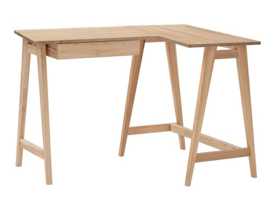 Γραφείο Luka Δεξιά Γωνία LUKASROFVENASH 115x50x75cm Natural