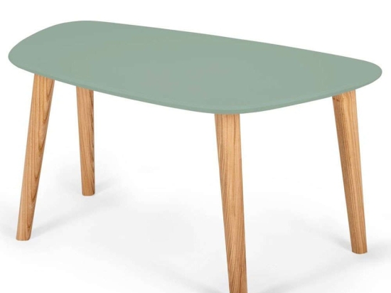 Τραπέζι Σαλονιού Endocarp M ENDOCARPCTM17 80x48x40cm Sage Green