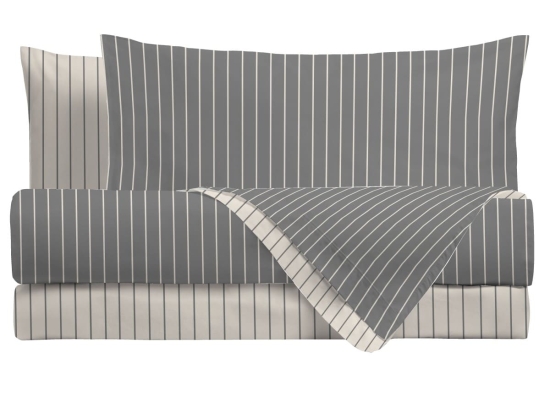 Amo la Casa Σετ Σεντόνια King Size Βαμβακερά με Λάστιχο 240X290 – Bio Γκρι