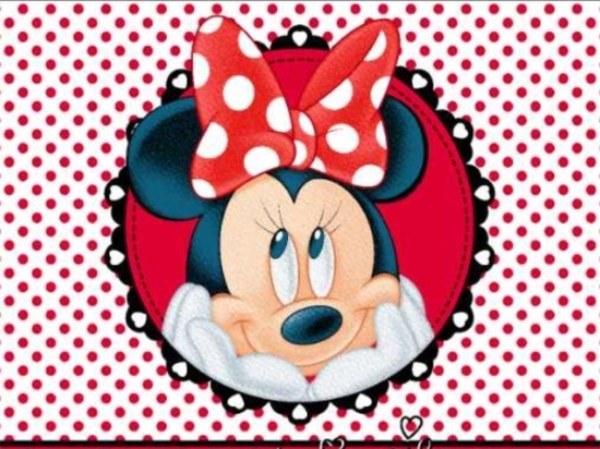 Ariete Casa Κουβέρτα Velour Minnie Μονή 160x220 Κόκκινη