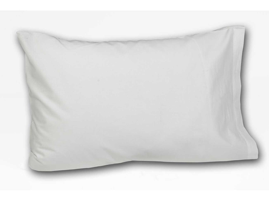 Μαξιλαροθήκη Σετ 2τμχ Unicolors White Nima 50Χ70 50x70cm 100% Βαμβάκι