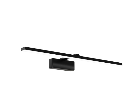 ΦΩΤΙΣΤΙΚΟ ΤΟΙΧΟΥ LED 6W 6000K 450LM ΜΑΥΡΟ 45X13X3CM